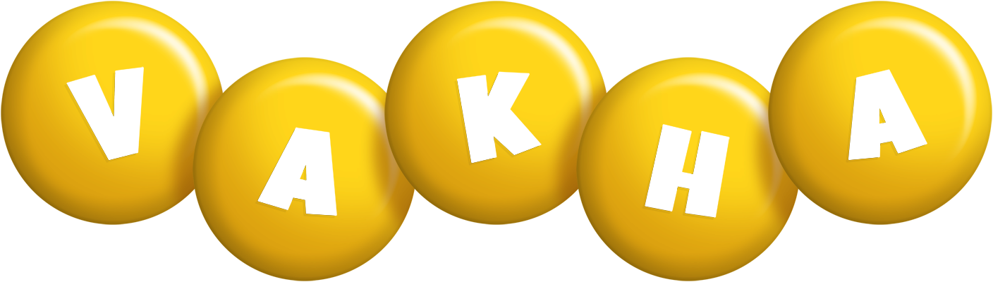 Vakha candy-yellow logo