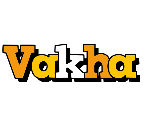 Vakha cartoon logo
