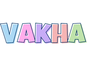 Vakha pastel logo