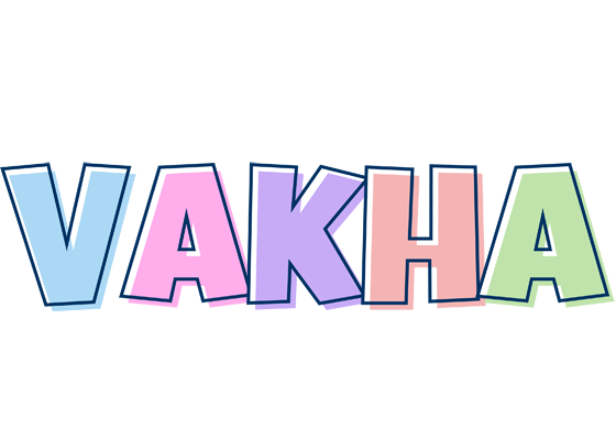 Vakha pastel logo