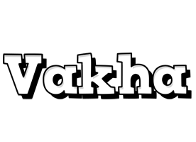 Vakha snowing logo