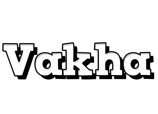 Vakha snowing logo