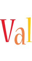 Val birthday logo