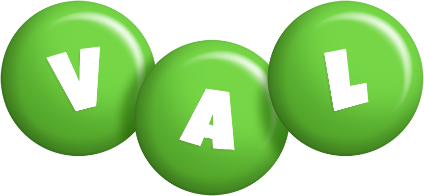 Val candy-green logo