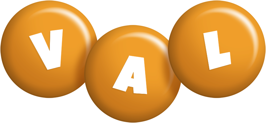 Val candy-orange logo