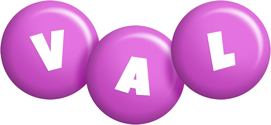 Val candy-purple logo