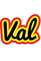 Val flaming logo