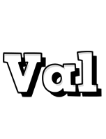 Val snowing logo