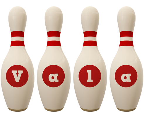 Vala bowling-pin logo