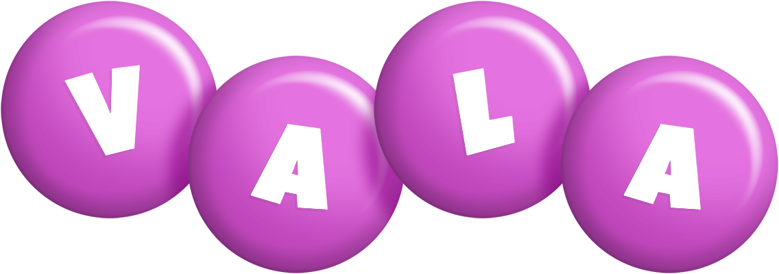Vala candy-purple logo
