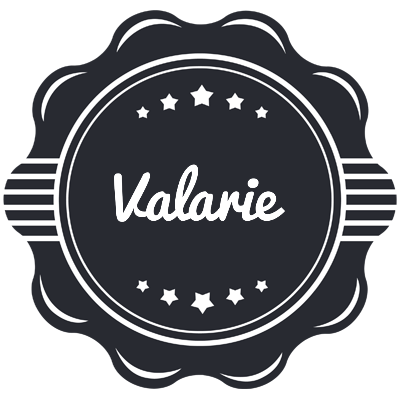 Valarie badge logo