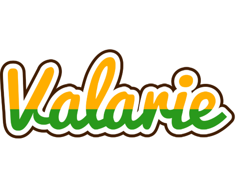 Valarie banana logo