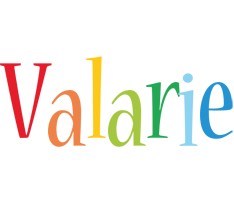 Valarie birthday logo