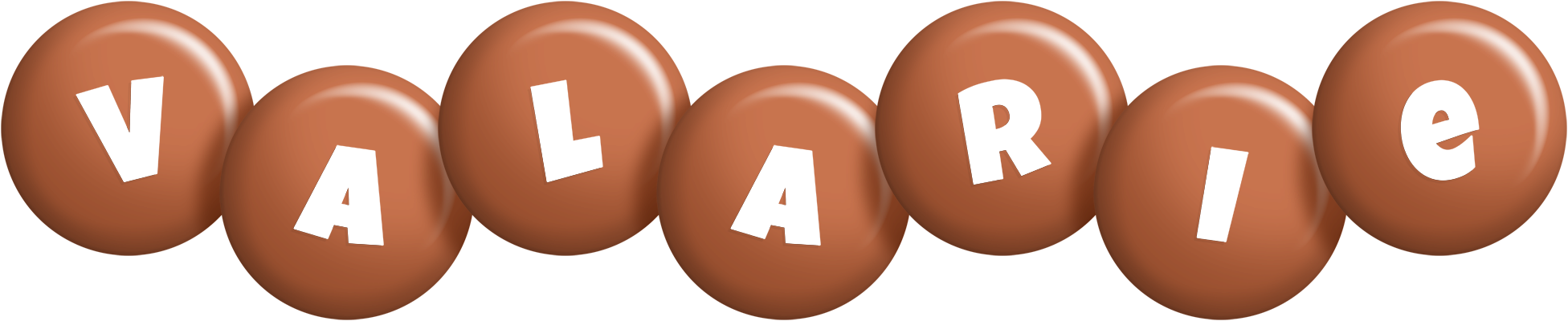 Valarie candy-brown logo