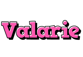 Valarie girlish logo