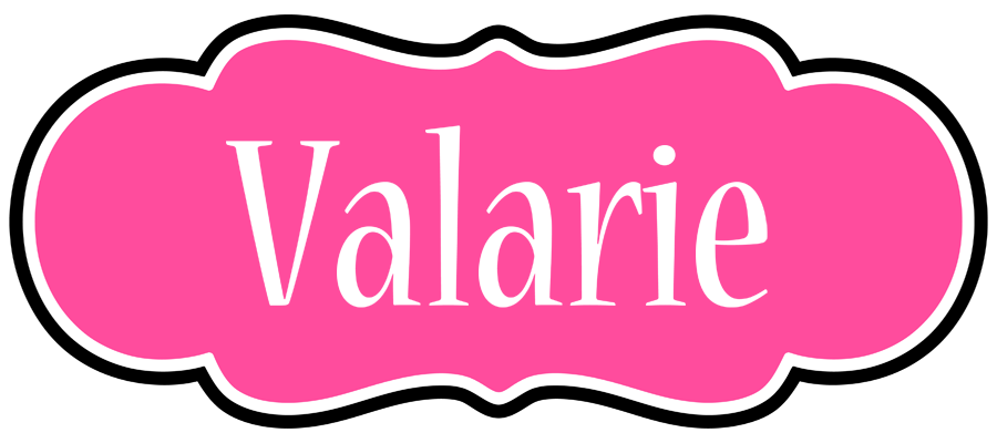 Valarie invitation logo