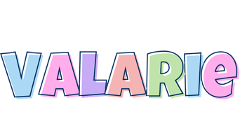 Valarie pastel logo