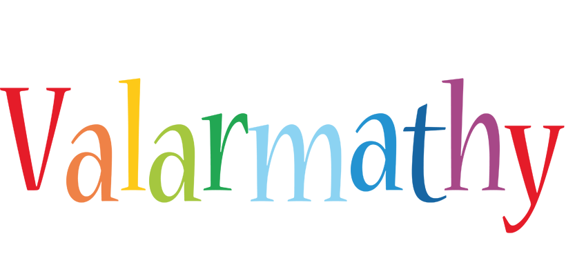 Valarmathy birthday logo