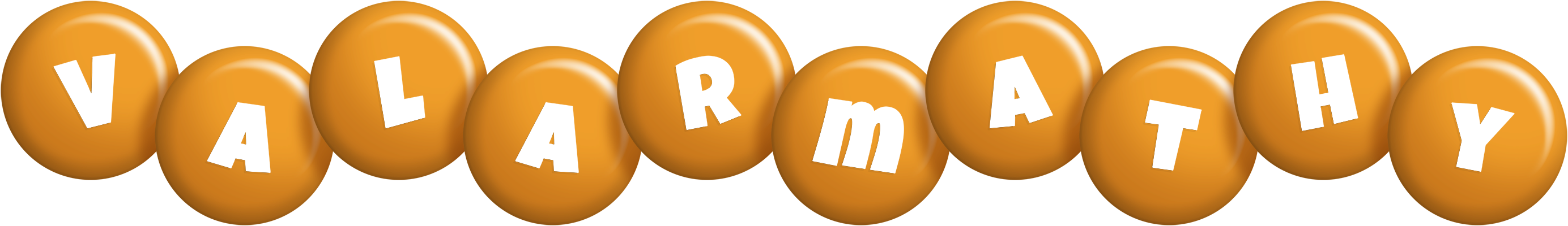 Valarmathy candy-orange logo