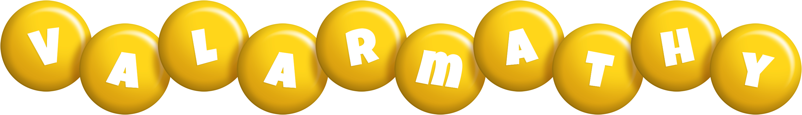 Valarmathy candy-yellow logo