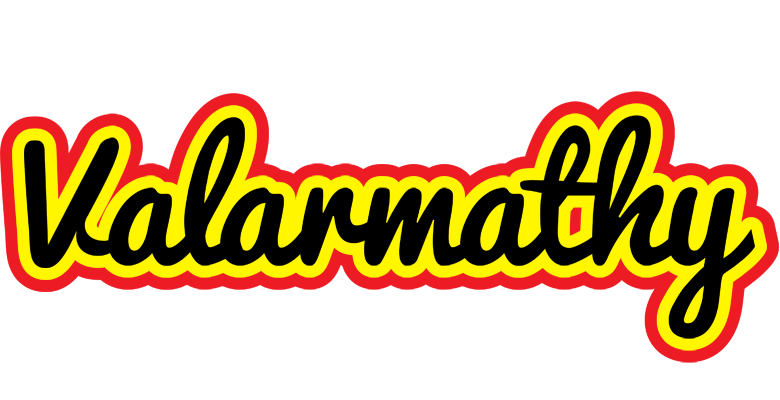 Valarmathy flaming logo