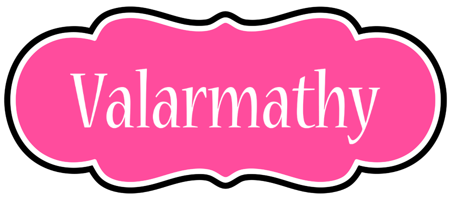 Valarmathy invitation logo