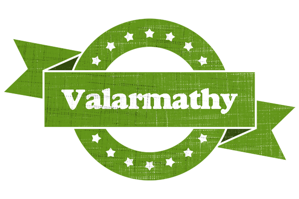 Valarmathy natural logo