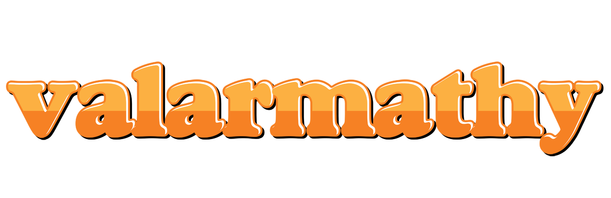 Valarmathy orange logo