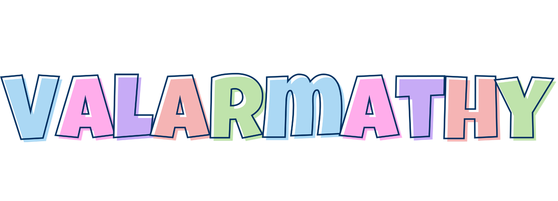 Valarmathy pastel logo