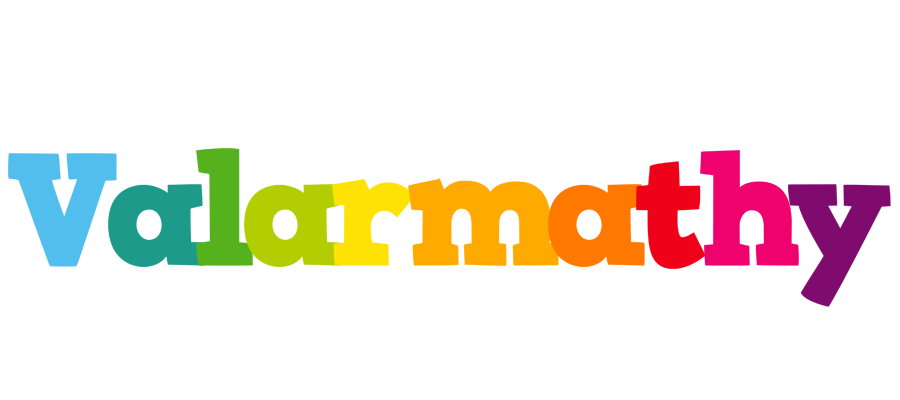 Valarmathy rainbows logo