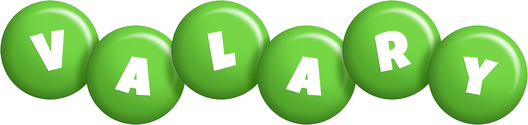 Valary candy-green logo