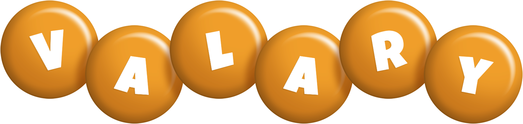 Valary candy-orange logo