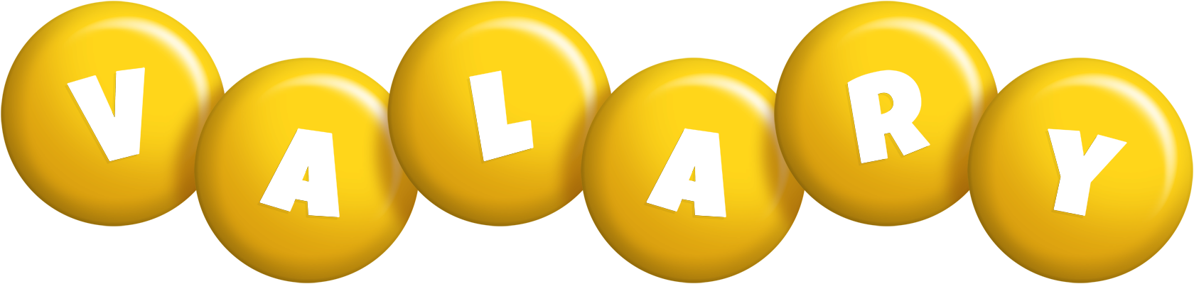 Valary candy-yellow logo