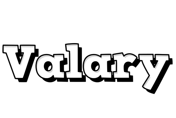 Valary snowing logo