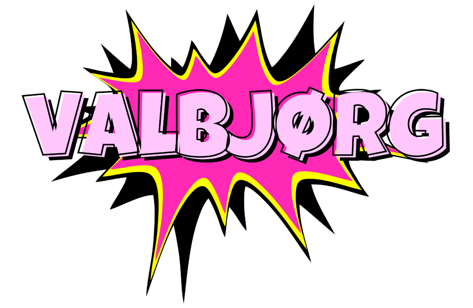 Valbjørg badabing logo