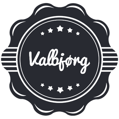 Valbjørg badge logo