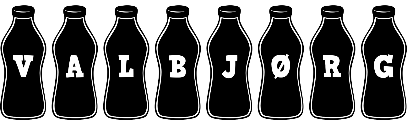 Valbjørg bottle logo