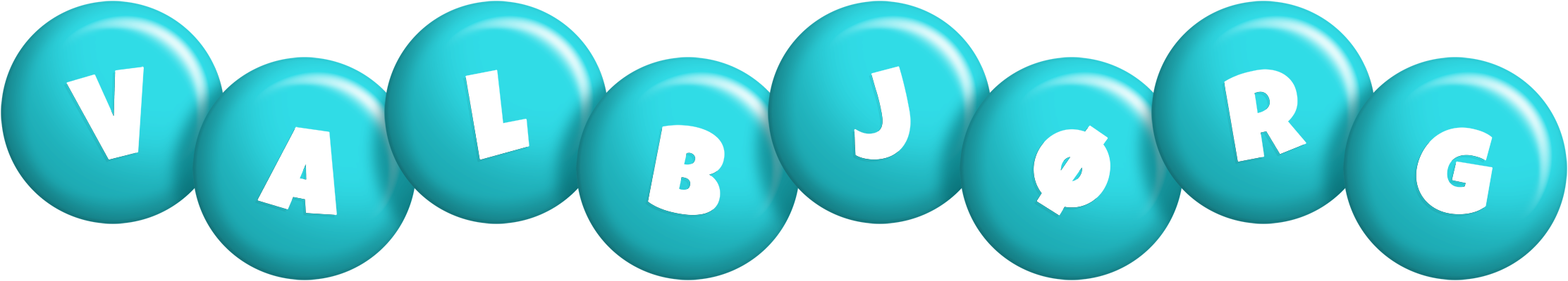 Valbjørg candy-azur logo