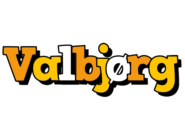Valbjørg cartoon logo