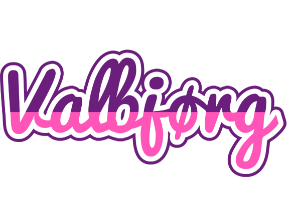 Valbjørg cheerful logo