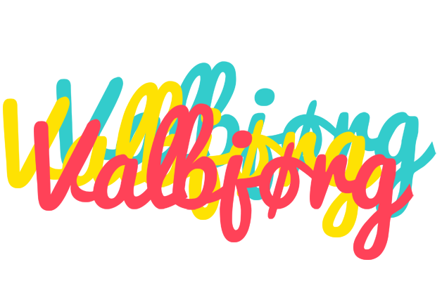 Valbjørg disco logo