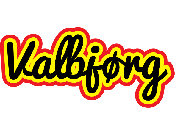 Valbjørg flaming logo