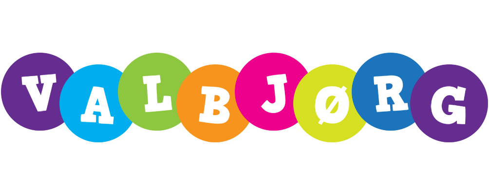 Valbjørg happy logo