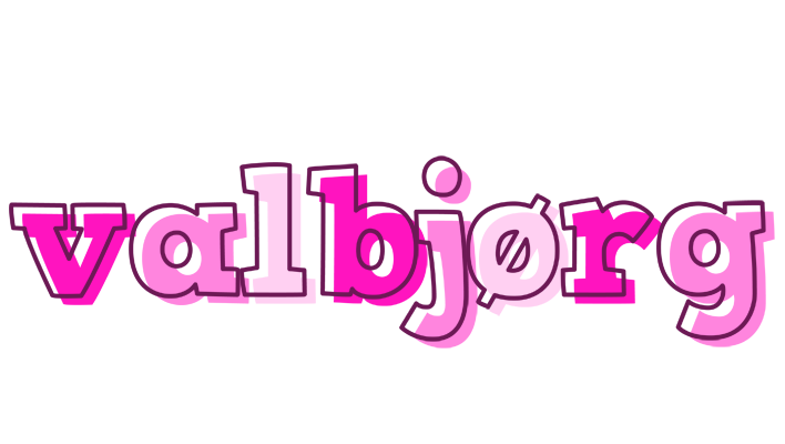 Valbjørg hello logo
