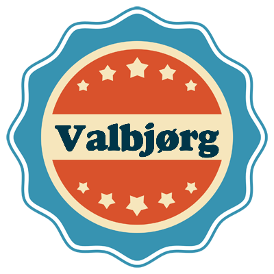 Valbjørg labels logo
