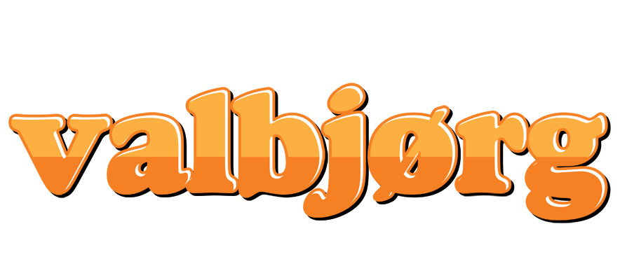 Valbjørg orange logo