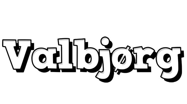 Valbjørg snowing logo