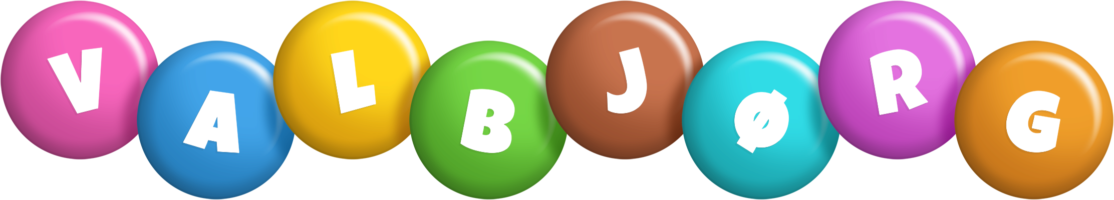 Valbjørg candy logo