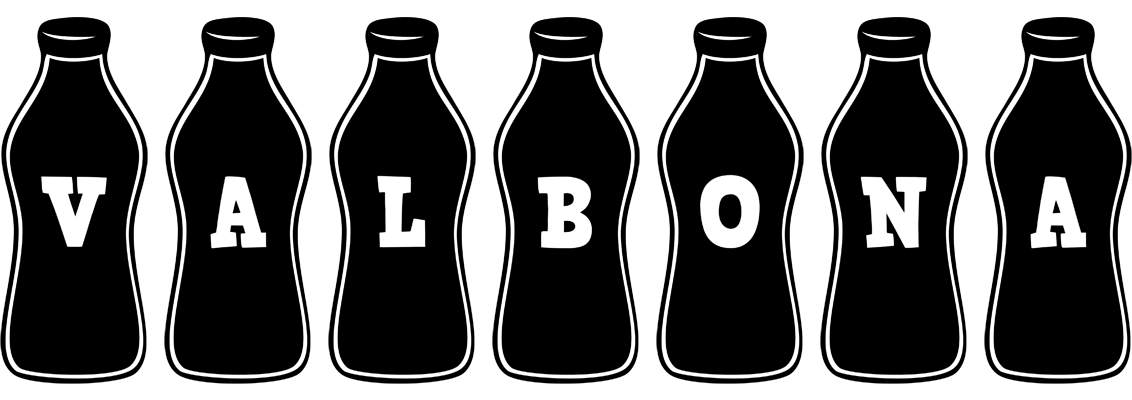Valbona bottle logo