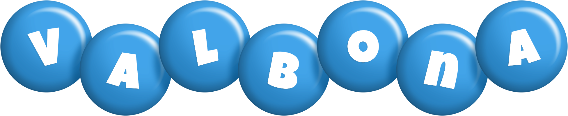 Valbona candy-blue logo